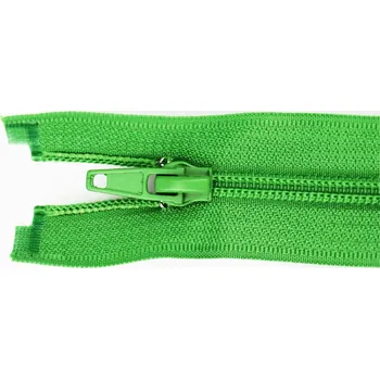 Zip Pro Háčkování Spirálový zip dělitelný 30 cm jablkově zelený