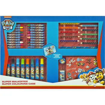 Školní kufřík Výtvarný kufřík Paw Patrol - 100 ks - PPBT4104