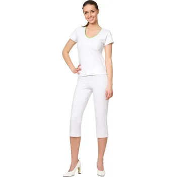 IREA 3/4 kalhoty ANINA bílé, černé Barva: Bílá, Obvod boků: S | 86-94 cm