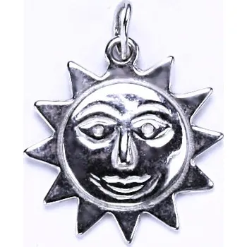 Přívěsek Stříbrný přívěsek sluníčko - P712 (Stříbrný přívěsek slunce Metaxa)