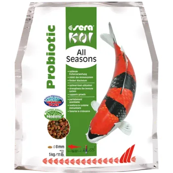 Krmivo pro rybičky sera Koi All Seasons Probiotic 5 kg