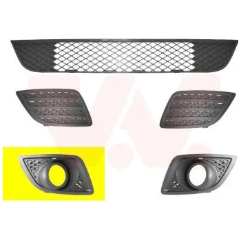 Nárazník Větrací mřížka, nárazník VAN WEZEL 1806594