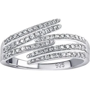 Prsten Stříbrný prsten Aimee s Brilliance Zirconia velikost obvod 50 mm JJJ1177R-obvod 50 mm