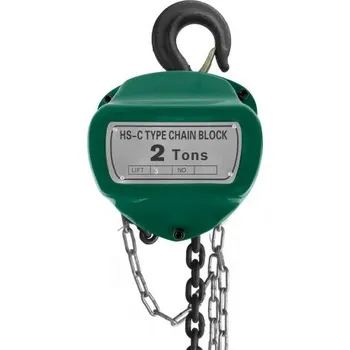 Držák na zahradní hadici Asist Řetězový kladkostroj 2t, 3m