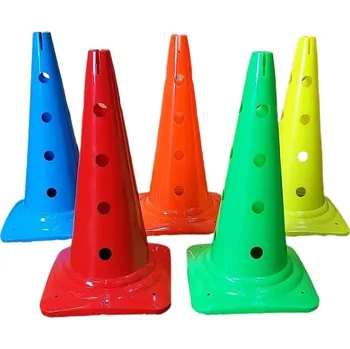 Sportovní kužel Kužel Juve PE - 50 cm s horním otvorem Barva: Žlutá