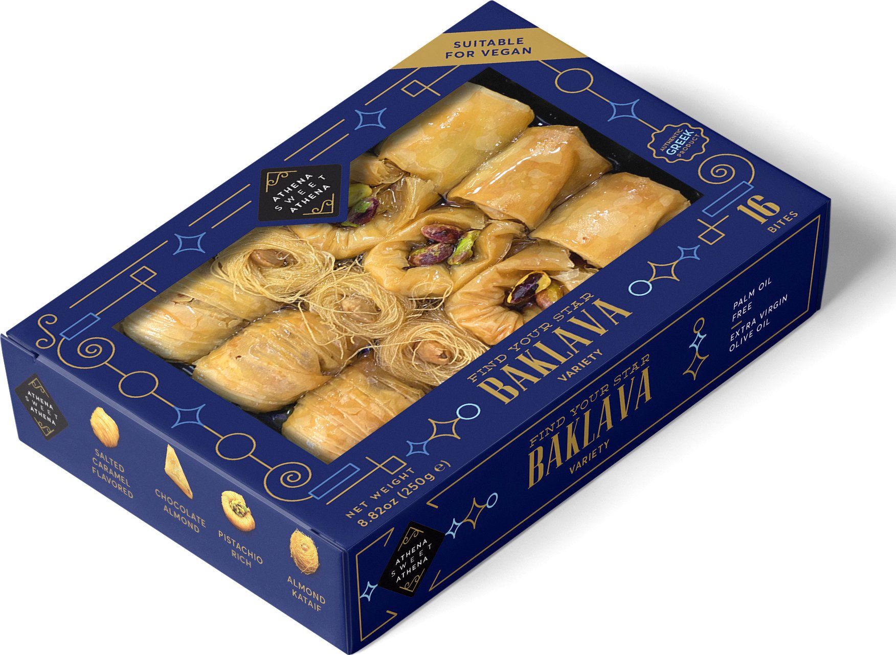Kolionasios Baklava Domácí VEGAN BAKLAVA VARIETY 250g KOLIONASIOS