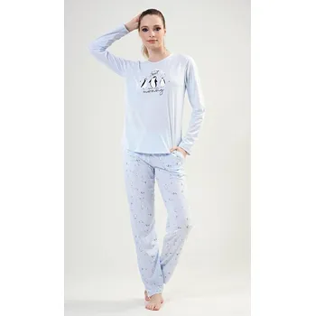 Dámské pyžamo Dámské pyžamo dlouhé SWEET MORNING L - vyrobeno v EU