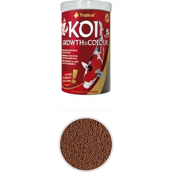 Krmivo pro rybičky TROPICAL Koi Growth-Colour Pellet Size S 3L / 1,2kg