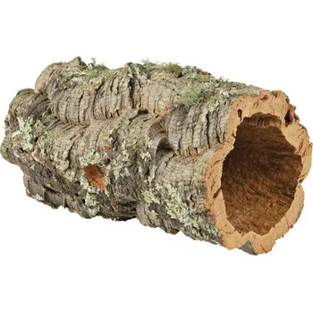 Dekorace do akvária Trixie Korkový tunel M do 14 cm/30-40 cm