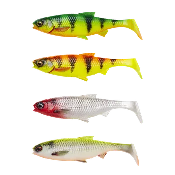 Umělá nástraha Savage Gear Gumová Nástraha 3D River Roach Dark Water Mix 4 ks Délka: 14cm