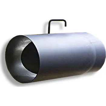 Kouřovod Roura 500 mm s klapkou (130 mm)