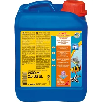 Akvarijní chemie sera phosvec·clear 2500 ml