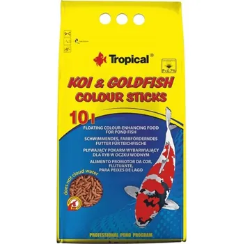 Krmivo pro rybičky TROPICAL POND Koi-goldfish Colour sticks 11L / 900g