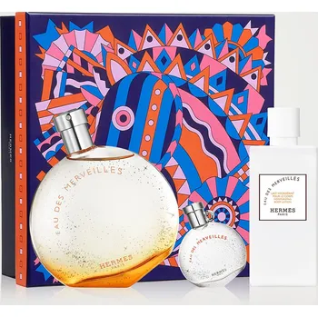 Hermes Hermes Eau Des Merveilles SET: Toaletní voda 100ml + Tělové mléko 80ml + Toaletní voda 7,5ml Pre ženy Toaletní voda