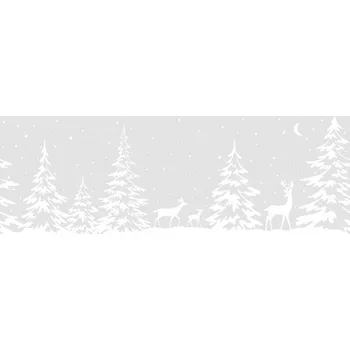 Okenní dekorace d-c-fix Srnky v lese bordura na sklo 150 x 20 cm