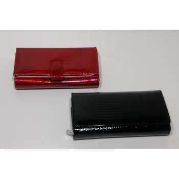 Peněženka Dlouhá dámská lakovaná peněženka hadí vzor 03-9641 (Dámská peněženka)