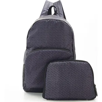 Městský batoh Batoh noční kostky - šedý