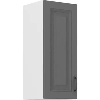 Kuchyňská skříňka Horní skříňka STILLO TMAVĚ ŠEDÁ / BÍLÁ 30 G-72 1F