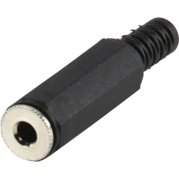 Kabel VALUELINE Stereo Konektor 3.5 mm Zásuvka PVC Černá