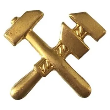 ARMÁDNÍ ORIGINÁL AČR Odznak služba pohonných hmot a maziv zlatý AČR