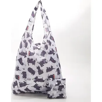 Nákupní taška Nákupní taška skotský pes - bílá