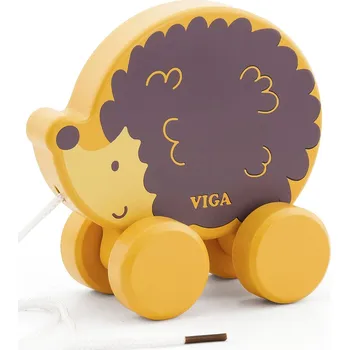 Dřevěná hračka MR Dřevěná tahací hračka - Ježek