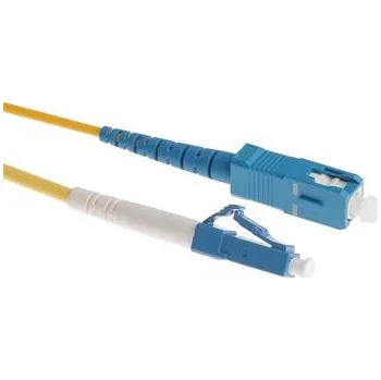 Síťový kabel Masterlan optický patch cord, LCupc/SCupc, Simplex, Singlemode 9/125, 20m