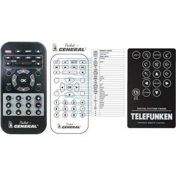 General TELEFUNKEN DPF7901, DPF7331 - náhradní dálkový ovladač
