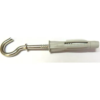 Hmoždinka Hmoždinka + hák 10 x 61 TPFC/OA | Dílna - Outdoor Spojovací materiál Hmoždinky