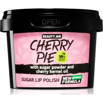 Pleťový peeling Beauty Jar Cherry Pie cukrový peeling na rty 120 g