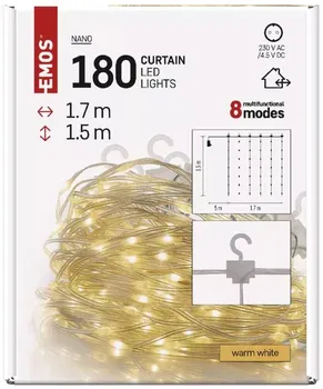 Vánoční osvětlení EMOS Nano D3EW02 LED záclona