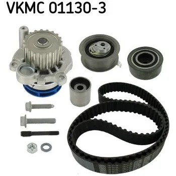 Vodní pumpa motoru Sada rozvodů - řemen s kladkami a vodní pumpa SKF VKMC 01130-3