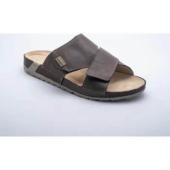 Pánská obuv MEDISTYLE pánská zdravotní pantofel TOMÁŠ Barva: Hnědá, Velikost EU: 45