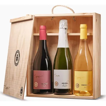 Víno LA CHINATA Dřevěná Kazeta Tři Vin