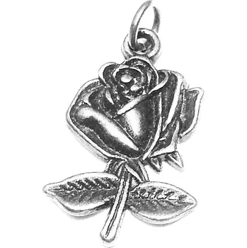 Přívěsek Stříbrný přívěsek růže - DN149 (Stříbrný přívěsek květina růže)