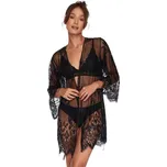 Esotiq Krajkový župan Clower černý Velikost: S