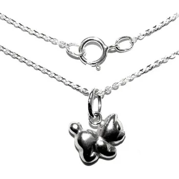 Přívěsek Stříbrný přívěsek kotě na řetízku - P769/brill (Sada přívěsek kočička na řetízku)