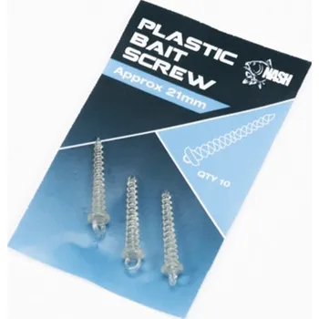 Nash Kolíček s kroužkem Plastic Bait Screws 21mm