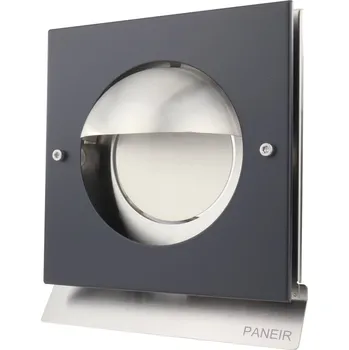 Větrací mřížka Nerezová větrací mřížka se stříškou a zpětnou klapkou Kappa 100 BLACK , Ø 100 mm