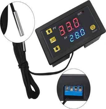 Termostat Digitální panelový LCD termostat 220 V 20 A