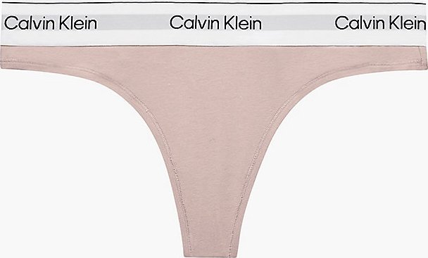 TANGA CALVIN KLEIN (QF7050E-11), Velikost L, Barva tělová