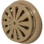 Větrací mřížka kulatá s manuální žaluzií a volitelným průměrem límce d100 až 150mm, béžová MIKAWI 14-0459