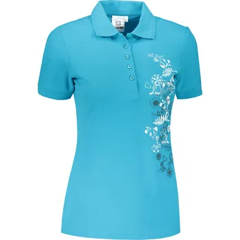 Dámské tričko Dámské triko s límečkem ALTISPORT CARRYOVER ALW029210 TYRKYSOVÁ XS