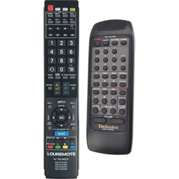 TECHNICS RAK-CH101WH + ovládání TV (mini TV) - dálkový ovladač duplikát