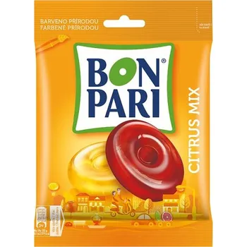 Čokoláda Bon Pari - ovocné bonbony Citrus Mix 90 g