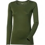 Triko dlouhé dámské Progress ORIGINAL merino, khaki melír Velikost: XXL