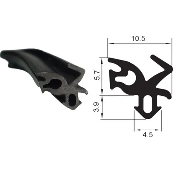 Těsnění do okna a dveří Zasklívací těsnění pro profil Aluplast TS1182