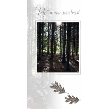 Smuteční přání kondolence - VÝPRODEJ