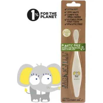 Zubní kartáček JACK AND JILL Jack N´Jill Dětský zubní kartáček SLONÍK ELLIE
