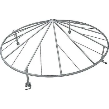 Střecha pro ovčí krmelec s plachtou